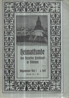 Heimatkunde des Bezirkes Friedland in Böhmen