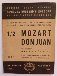 MOZART DON JUAN - Výklad opery 